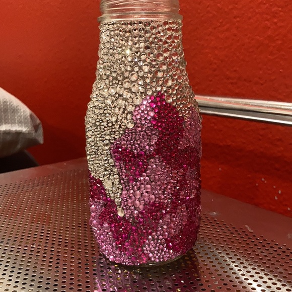 Handmade Rhinestone mini vase - Picture 2 of 4